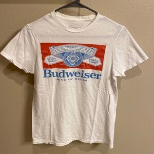 White Budweiser T-shirt